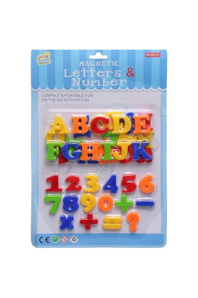 PlayFun Magnetic letters, numbers and mathematical signs educational set