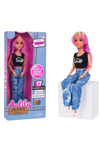 PlayFun Papusa Anlily Fashion Girl, Alice baba - 31 cm