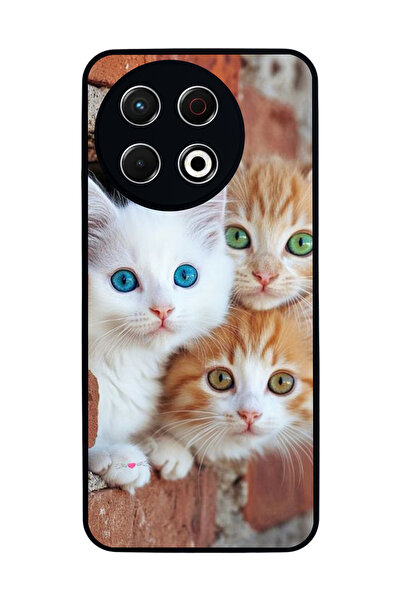 TECNO Spark 30 Pro Compatible Printed, Matte Black, Soft Silicone, Protective...