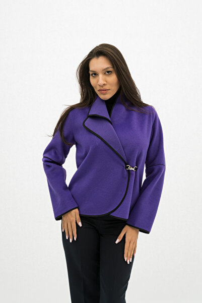 Gorgeaux Jachetă elegantă Alessia pentru femei, culoare lavandă - XXL (44)