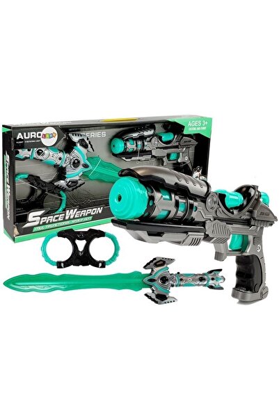 PlayFun Set Pistol Spațial cu Sabie și Accesorii