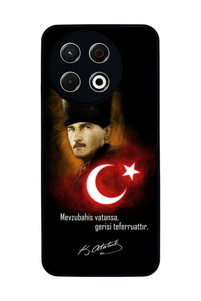 TECNO Spark 30 Pro Compatible Printed, Matte Black, Soft Silicone, Protective...