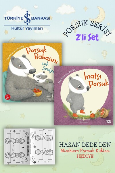 TÜRKİYE İŞ BANKASI KÜLTÜR YAYINLARI İnatçı Porsuk - Porsuk Babasını Çok Seviy...