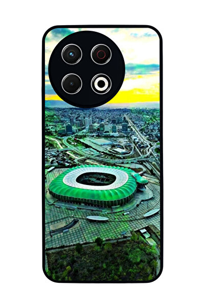 TECNO Spark 30 Pro Compatible Printed, Matte Black, Soft Silicone, Protective...