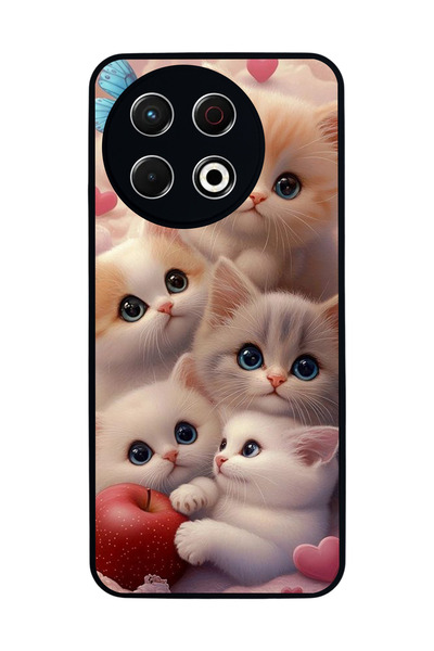 TECNO Spark 30 Pro Compatible Printed, Matte Black, Soft Silicone, Protective...