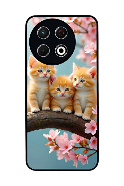 TECNO Spark 30 Pro Compatible Printed, Matte Black, Soft Silicone, Protective...