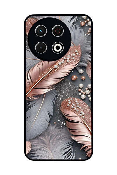 TECNO Spark 30 Pro Compatible Printed, Matte Black, Soft Silicone, Protective...