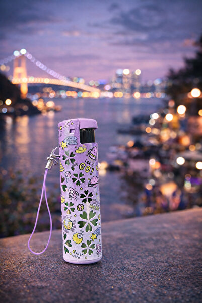 Mihristore Desenli Gazlı Çakmak Hediyelik Renkli Çakmak