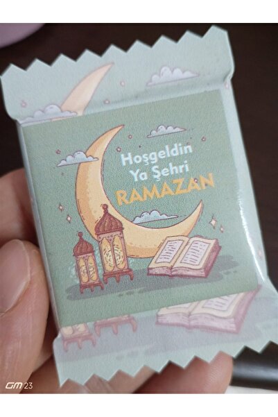 Çiko FARKLI AVM Ramazan Çikolatası Özel Kesimli İkramlık Ramazan Temalı Çikol...