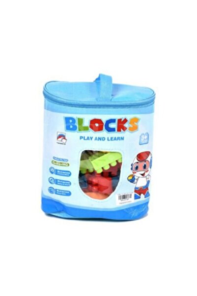 PlayFun Set de constructie cu cuburi de construit, 90 de piese – blocuri pent...