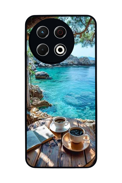 TECNO Spark 30 Pro Compatible Printed, Matte Black, Soft Silicone, Protective...