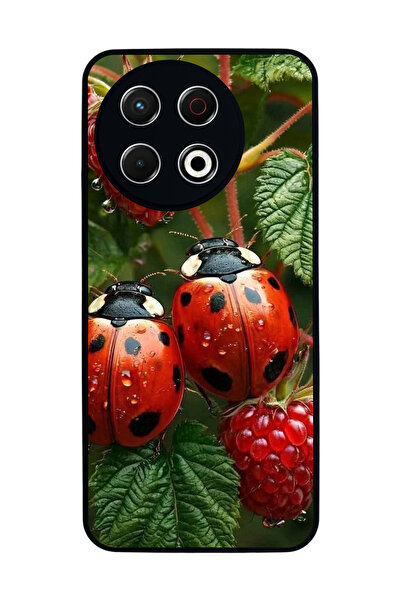 TECNO Spark 30 Pro Compatible Printed, Matte Black, Soft Silicone, Protective...