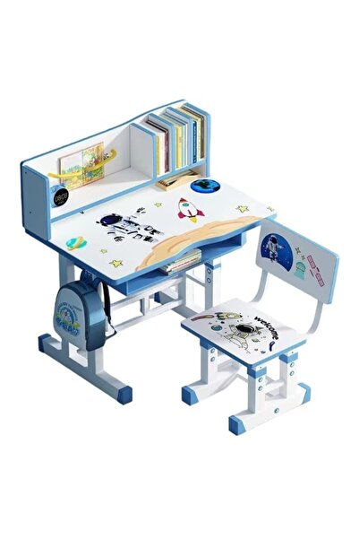 PlayFun Νέο μοντέλο μπλε παιδικό γραφείο για μελέτη