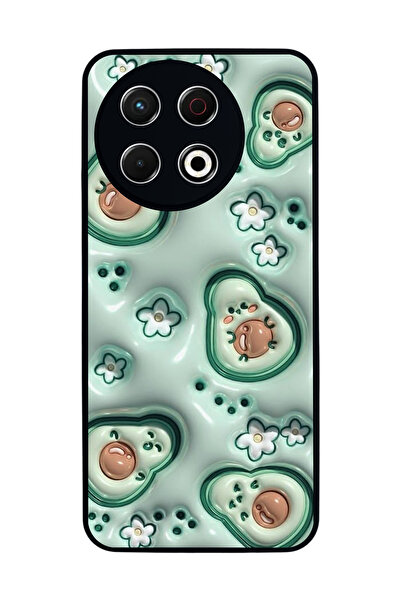 TECNO Spark 30 Pro Compatible Printed, Matte Black, Soft Silicone, Protective...