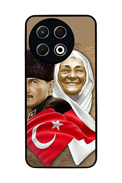 TECNO Spark 30 Pro Compatible Printed, Matte Black, Soft Silicone, Protective...