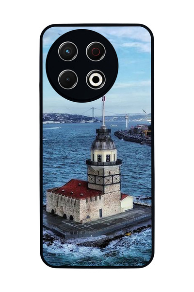 TECNO Spark 30 Pro Compatible Printed, Matte Black, Soft Silicone, Protective...