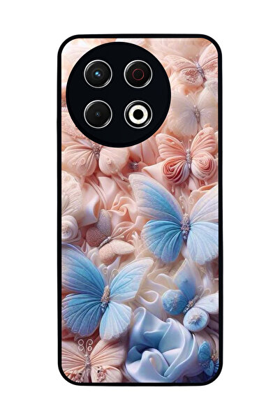 TECNO Spark 30 Pro Compatible Printed, Matte Black, Soft Silicone, Protective...