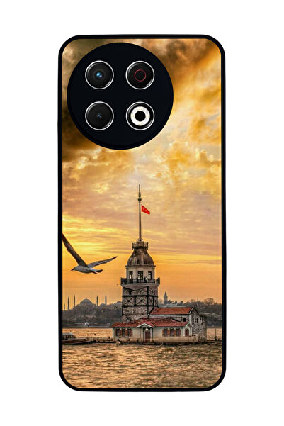 TECNO Spark 30 Pro Compatible Printed, Matte Black, Soft Silicone, Protective...