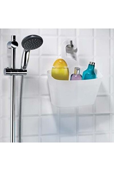 OEM White Hanging Bath Basket 27.4 x 11.4 x 19 cm