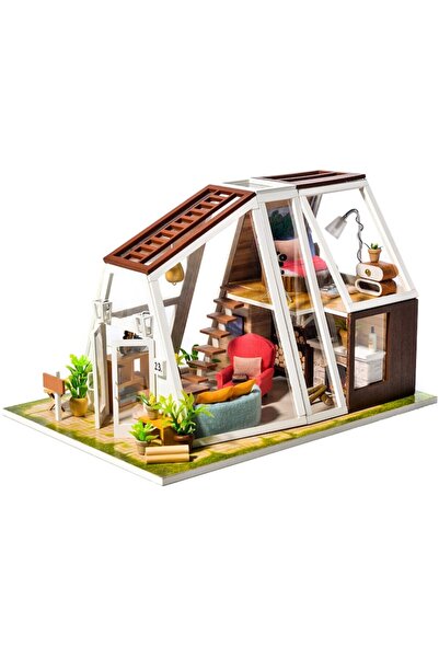 PlayFun Set de construit, Cabana de vis a lui Peter, Little-Story, Lemn