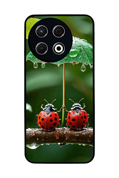 TECNO Spark 30 Pro Compatible Printed, Matte Black, Soft Silicone, Protective...