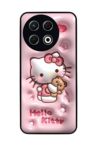 TECNO Spark 30 Pro Compatible Printed, Matte Black, Soft Silicone, Protective...