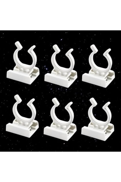 markentegra 6 Adet Plastik Mobilya Baza Ayakkabılık Dolap Klipsi