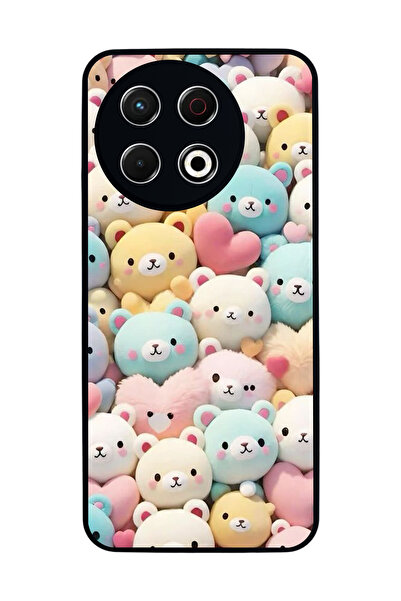 TECNO Spark 30 Pro Compatible Printed, Matte Black, Soft Silicone, Protective...