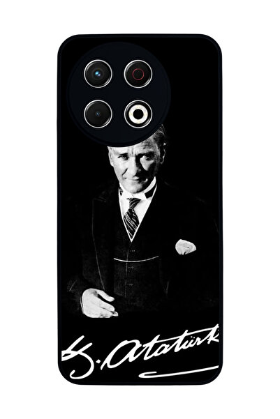 TECNO Spark 30 Pro Compatible Printed, Matte Black, Soft Silicone, Protective...