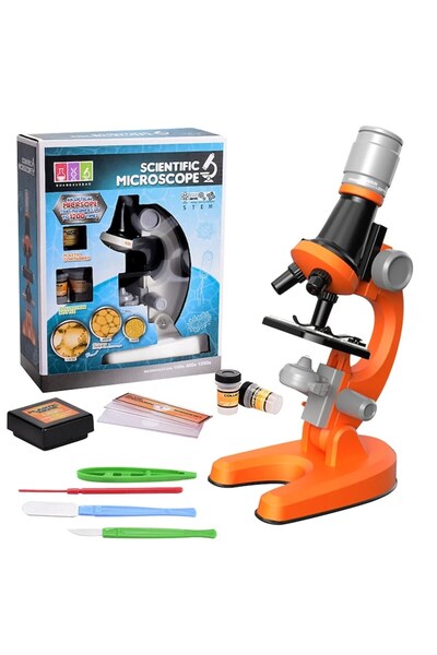 PlayFun Microscop Portocaliu