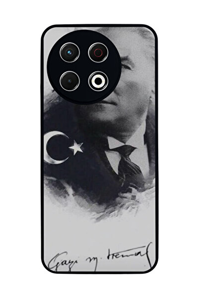 TECNO Spark 30 Pro Compatible Printed, Matte Black, Soft Silicone, Protective...