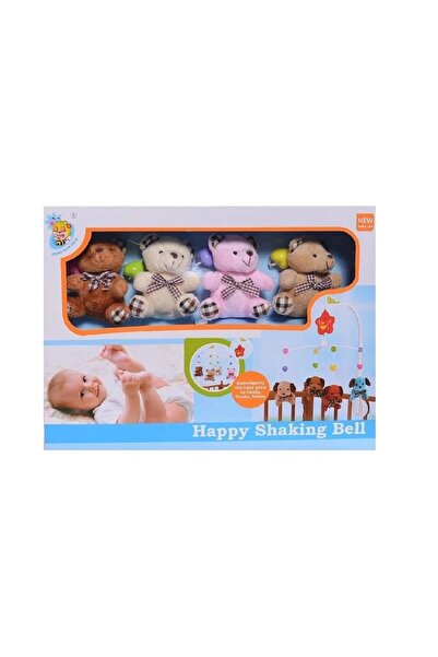 PlayFun Carusel muzical cu 4 usrsuleti de jucarie din plus, multicolor