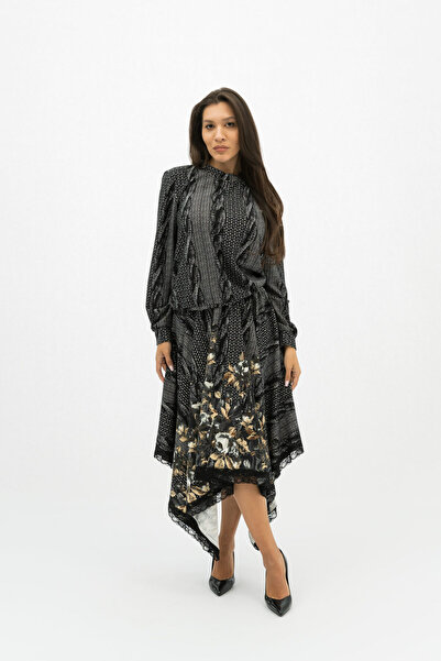 Gorgeaux Liana Floral Gray Set - XL(42)