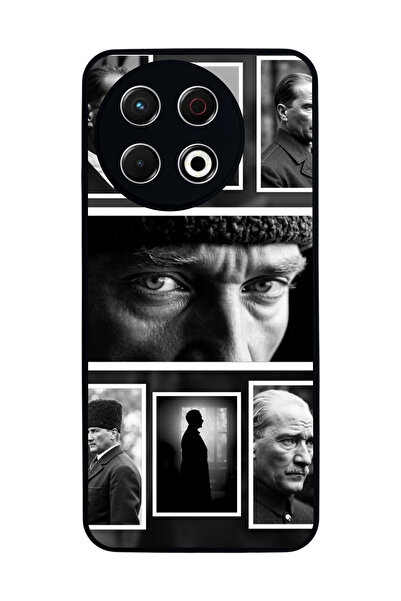 TECNO Spark 30 Pro Compatible Printed, Matte Black, Soft Silicone, Protective...