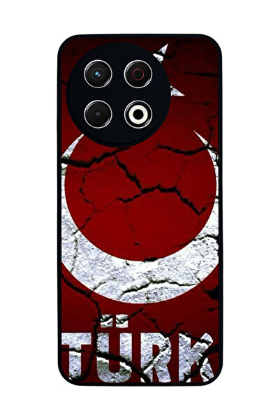 TECNO غطاء حماية متوافق مع سبارك 30 برو، مطبوع، أسود غير لامع، سيليكون ناعم، ...