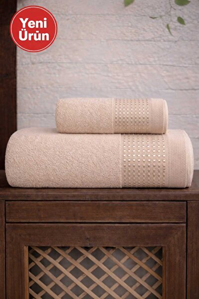 Mela Home Meltem 2'li Banyo Havlu Seti Hamam Takımı- El ve Yüz Havlusu- Çeyiz...