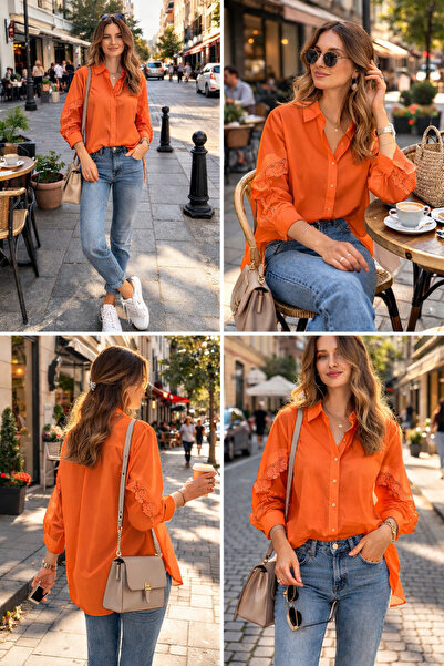 MODELİSA KOL FIRFIR DETAY GÖMLEK