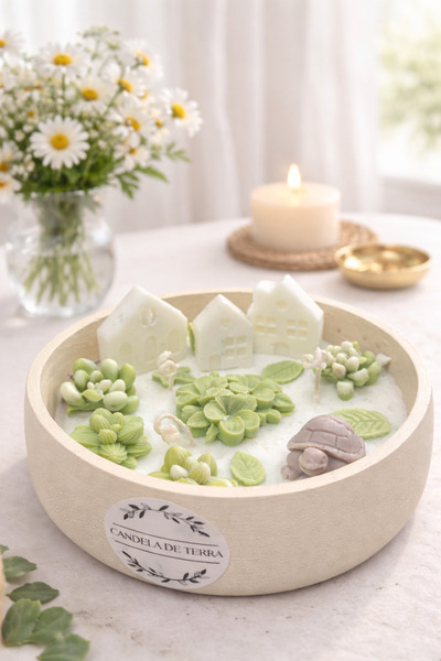 candeladeterra Candela De Terra Dekoratif Bahçe Konseptli El Yapımı Mum