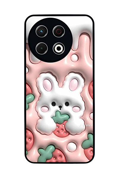 TECNO Spark 30 Pro Compatible Printed, Matte Black, Soft Silicone, Protective...