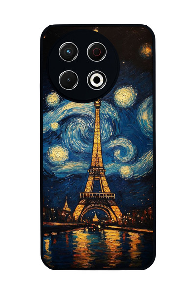 TECNO Spark 30 Pro Compatible Printed, Matte Black, Soft Silicone, Protective...