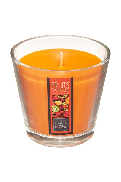 nina Exotic Fruits Scented Glass Jar Candle Orange 190g