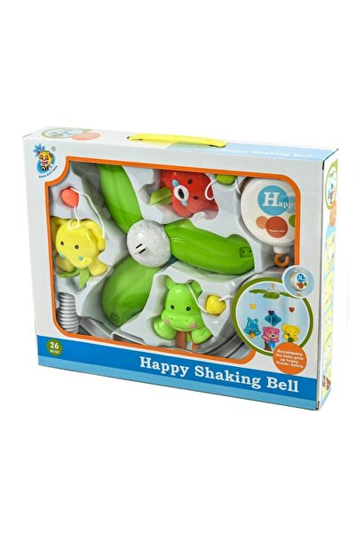 PlayFun Carusel pentru patut cu jucarii verzi