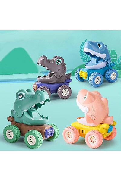 PlayFun Mașinuțe Dinozaur 8 Bucăți/Cutie