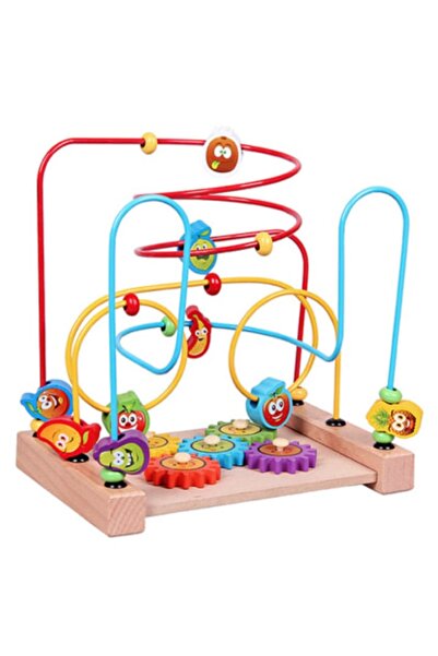 PlayFun Jucarii educative pentru copii cu margele pe sarma – jucarie cognitiv...