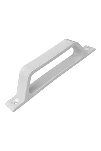 markentegra PVC ve Alüminyum Sineklik Tutamağı - Beyaz Plastik D Kulp, 12cm