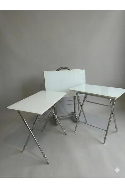 Alıcıoğlu Mobilya Çanta Zigon Sehpa, 4'lü Sehpa, Zigon Sehpa, Servis Sehpası,...