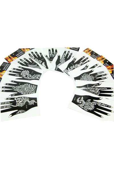 Epilons Hand Henna Mold Set of 12