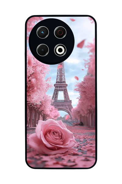 TECNO Spark 30 Pro Compatible Printed, Matte Black, Soft Silicone, Protective...