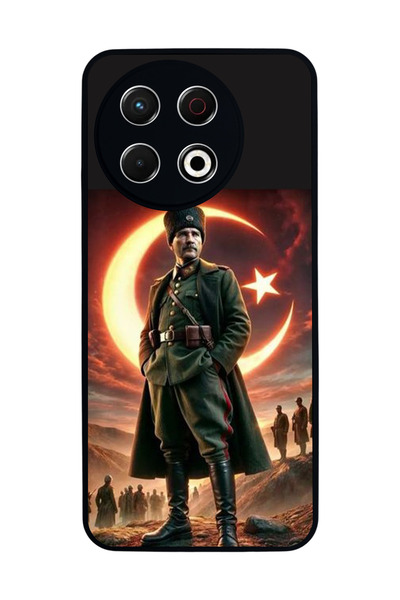 TECNO Spark 30 Pro Compatible Printed, Matte Black, Soft Silicone, Protective...