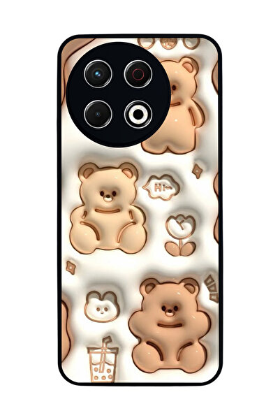 TECNO Spark 30 Pro Compatible Printed, Matte Black, Soft Silicone, Protective...